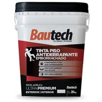 Tinta Piso Anti Derrapante 20 Kilos Grafite - 37014 - BAUTECH Tinta Piso Anti Derrapante 20 Kilos Grafite - 37014 - BAUTECH
