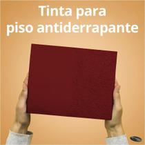Tinta Piso Antiderrapante - VERMELHA - Galão 3,6 L. - CONDUZ TINTAS