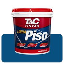 Tinta Piso Azul T&C Balde 18L Mega Tinta Piso Azul T&C Balde 18L Mega