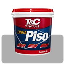 Tinta Piso Cinza T&C Balde 18L Mega Tinta Piso Cinza T&C Balde 18L Mega