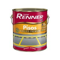Tinta Pisos Fosco Renner Amarelo Demarcação - 3,6lt