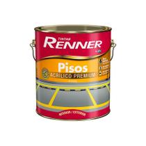 Tinta Pisos Fosco Renner Cinza - 3,6lt