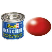 Tinta plastimodelismo vermelho fogo semi-fosco - 14ml esmalte sintético rev 32330 - Revell