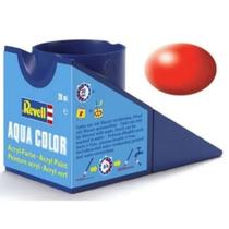 Tinta Plastimodelismo Vermelho Luminoso Semi-Fosco - 18ml Revell Aqua Color REV 36332