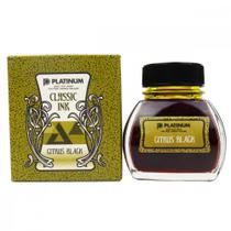 Tinta Platinum Caneta Tinteiro Classic Ink 60ml Citrus Black Tinta Platinum Caneta Tinteiro Classic Ink 60ml Citrus Black