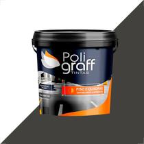 Tinta poligraff pisos & quadras chumbo 3600ml