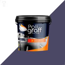 Tinta poligraff pisos & quadras cinza 3600ml