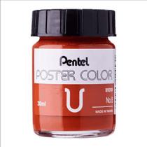 Tinta poster color-marrom (t08) - Pentel Arts