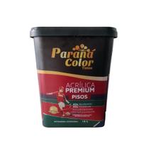 Tinta Premium Para Piso Quarda,Calçada,Barracão Cinza Medio 18 lts Parana Color
