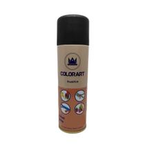 Tinta Preto Brilhante Plasti-k Spray Para Plástico Colorart