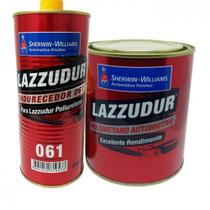 Tinta PU Preto Cadillac 2,7 litros com Catalizador 900 ml Lazzudur Tinta PU Preto Cadillac 2,7 litros com Catalizador 900 ml Lazzudur