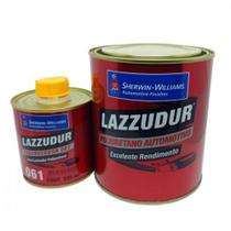 Tinta PU Vermelho Royal 675 ml com Catalizador 225 ml Lazzudur