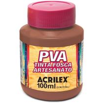 Tinta PVA 03210 100ml Chocolate 814 Acrilex