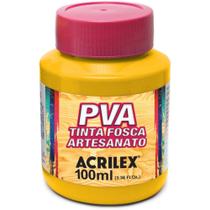 Tinta PVA 100ML Amarelo Cádmio Pacote com 6