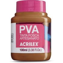 Tinta PVA 100ML Marrom - Pacote com 06 Tinta PVA 100ML Marrom - Pacote com 06