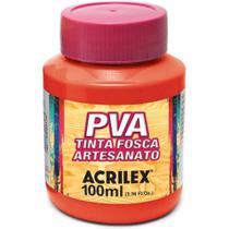 Tinta PVA 100ML Vermelho Fogo - Pacote com 06 Unidades Tinta PVA 100ML Vermelho Fogo - Pacote com 06 Unidades
