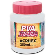 Tinta pva 250ml. branco acrilex