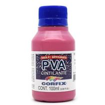 Tinta PVA Cintilante para Artesanato 100ml - Corfix