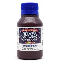 Tinta PVA Cintilante para Artesanato 100ml - Corfix