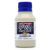 Tinta PVA Cintilante para Artesanato 100ml - Corfix