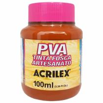Tinta PVA Fosca 100ml 815 Castanho Claro Acrilex