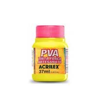 Tinta PVA Fosca 100ML Amarelo Limão 504 Acrilex