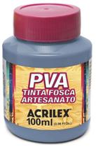 Tinta PVA Fosca 100ml Ref 584 Azul Inverno Acrilex