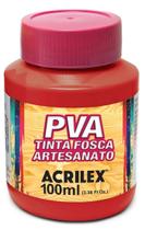 Tinta PVA Fosca 100ml Ref 805 Goiaba Queimada Acrilex