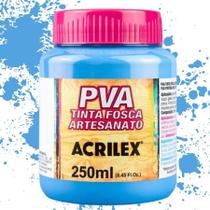 Tinta Pva Fosca 250ml 503 Azul Celeste Acrilex Tinta Pva Fosca 250ml 503 Azul Celeste Acrilex