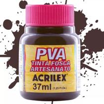 Tinta Pva Fosca 37ml 526 Marrom Escuro Acrilex Tinta Pva Fosca 37ml 526 Marrom Escuro Acrilex