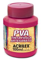 Tinta Pva Fosca Cores Claras para Artesanato 100ml - Acrilex