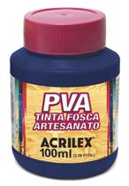 Tinta Pva Fosca Cores Claras para Artesanato 100ml - Acrilex