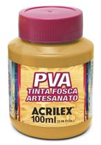 Tinta Pva Fosca Cores Claras para Artesanato 100ml - Acrilex