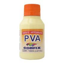 Tinta PVA Fosca Corfix 303 Amarelo Palha 100ml