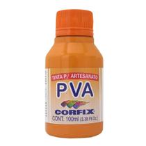 Tinta PVA Fosca Corfix 309 Laranja 100ml Tinta PVA Fosca Corfix 309 Laranja 100ml