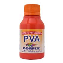 Tinta PVA Fosca Corfix 356 Vermelho Vivo 100ml