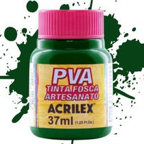 Tinta PVA Fosca para Artesanato 37ml Acrilex - Cores Frias - 03240