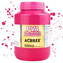 Tinta PVA Fosca para Artesanato 500ml Acrilex - 03250
