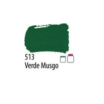 Tinta PVA Fosca Para Artesanato 500ml - Acrilex 513 - Verde Musgo