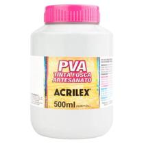 Tinta PVA Fosca para Artesanato Acrilex 500 ml - 03250