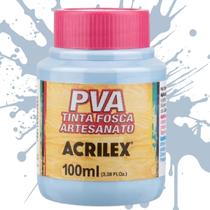 Tinta PVA Fosca para Artesanato Acrilex Cores Frias 100ml - 03210