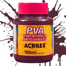 Tinta PVA Fosca para Artesanato Acrilex Cores Quentes 100ml - 03210