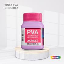 Tinta pva fosca para artesanato com 37ml cor orquidea Tinta pva fosca para artesanato com 37ml cor orquidea