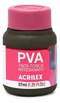 Tinta PVA Fosca PRETO 520 - 37ml - ACRILEX Tinta PVA Fosca PRETO 520 - 37ml - ACRILEX