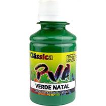 TINTA PVA FOSCO TRUE COLORS COR-7104 NOVO VERDE NATAL 100 ML - Tinta Acrílica para Artesanato TINTA PVA FOSCO TRUE COLORS COR-7104 NOVO VERDE NATAL 100 ML - Tinta Acrílica para Artesanato