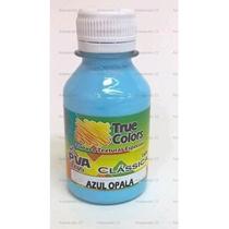 TINTA PVA FOSCO TRUE COLORS COR-7116 NOVO AZUL OPALA 100 ML - Tinta Acrílica para Artesanato TINTA PVA FOSCO TRUE COLORS COR-7116 NOVO AZUL OPALA 100 ML - Tinta Acrílica para Artesanato
