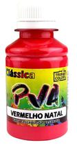 Tinta pva fosco true colors cor 7131 - vermelho natal - 100 ml Tinta pva fosco true colors cor 7131 - vermelho natal - 100 ml