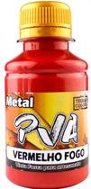 Tinta pva metal true colors cor-7964 vermelho fogo 100 ml - efeito metálico Tinta pva metal true colors cor-7964 vermelho fogo 100 ml - efeito metálico