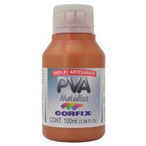 Tinta PVA Metalica Corfix 394 Cobre 100ml