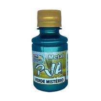 Tinta PVA Metálica True Colors 100ML - Verde Mistério